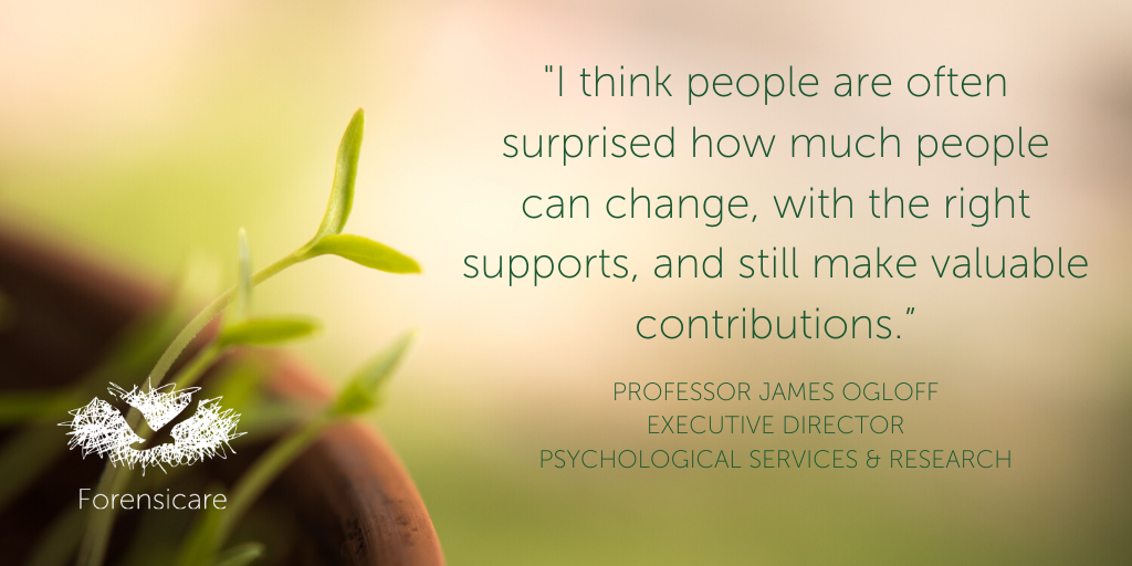 Professor James Ogloff, Executive Director of Psychological Services and Research at Forensicare on consumers and mental health recovery.
