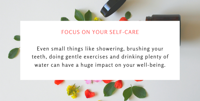 Focus on your self-care and mental health during covid-19