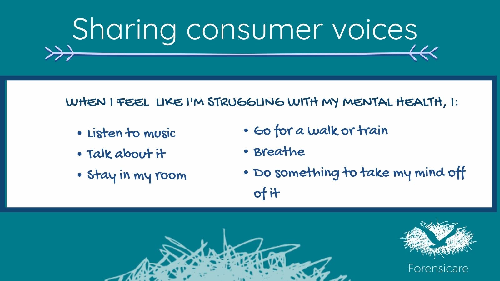 What to do when you're not feeling well with your mental health